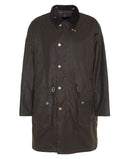 Barbour Bedale Wax Trench Coat (Olive)