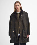 Barbour Bedale Wax Trench Coat (Olive)