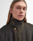 Barbour Bedale Wax Trench Coat (Olive)