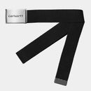 Carhartt WIP Clip Belt Chrome (Canvas Black)
