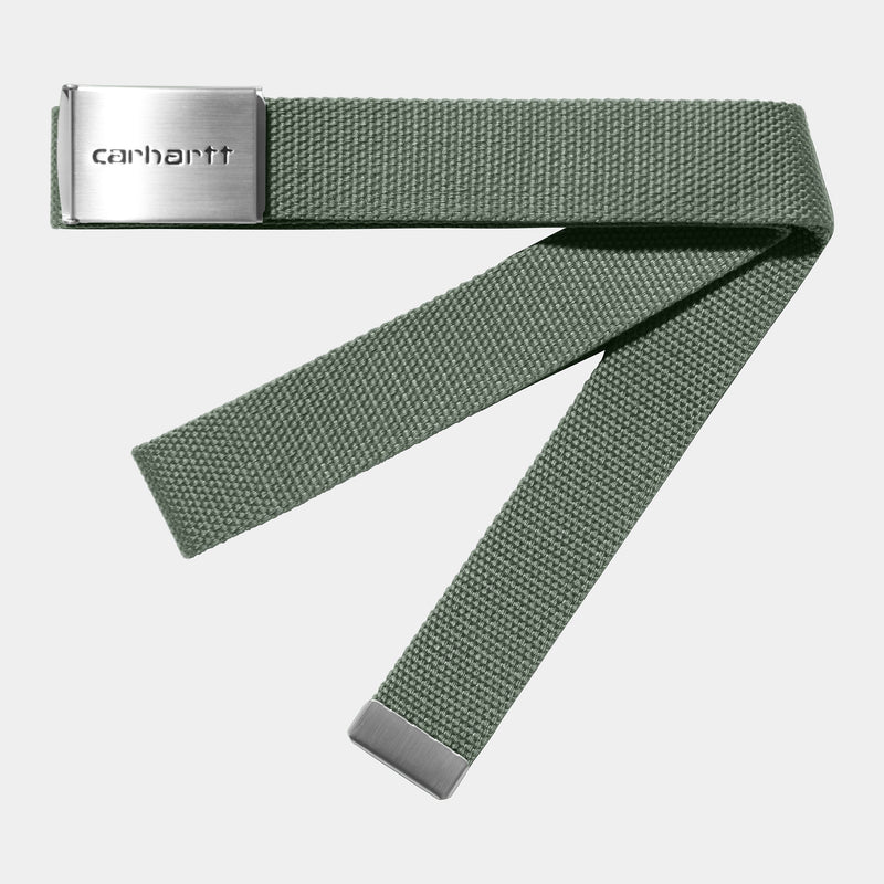 Carhartt WIP Clip Belt Chrome (Canvas Park)