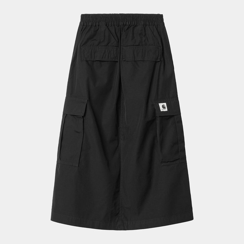 Carhartt W' Jet Cargo Skirt 100% Cotton (Black Rinsed)