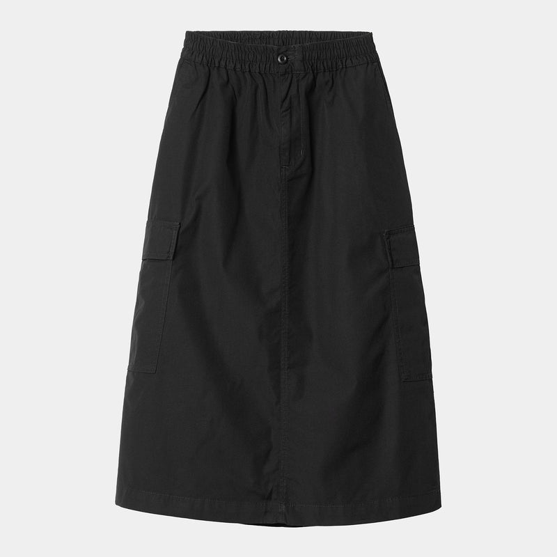 Carhartt W' Jet Cargo Skirt 100% Cotton (Black Rinsed)
