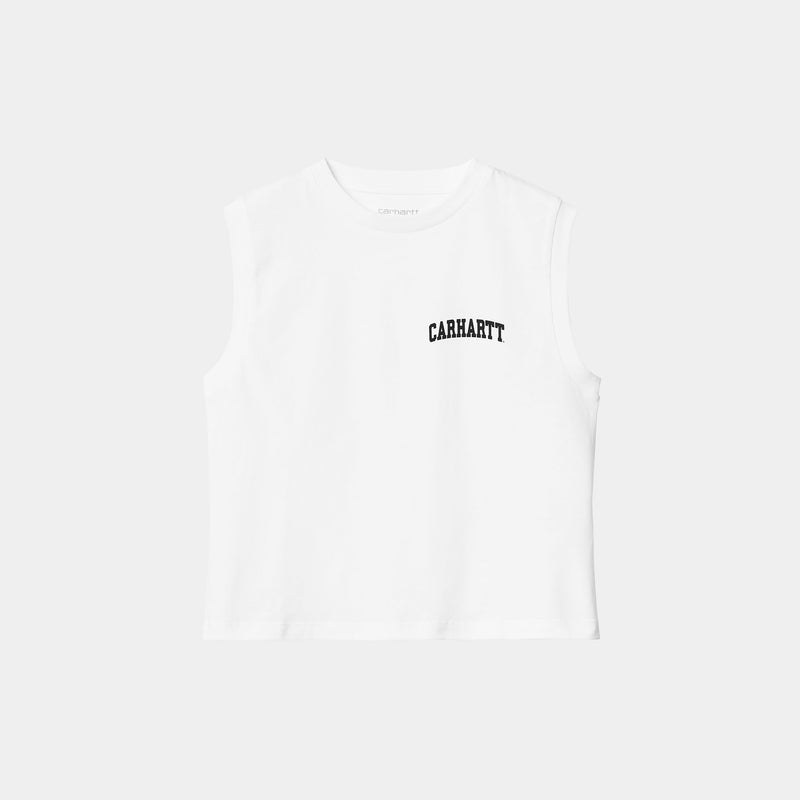 Carhartt W' University Script A-Shirt 100% Organic Cotton (White/Black)