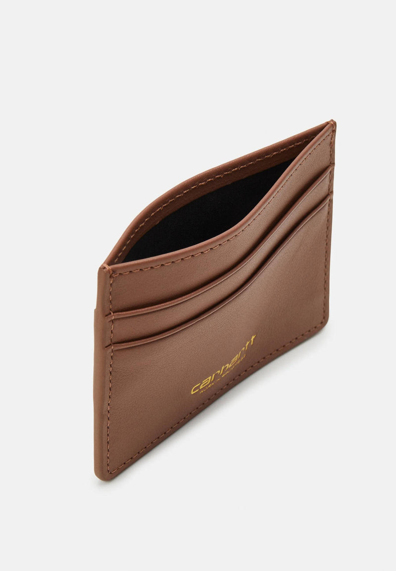Carhartt WIP Vegas Cardholder (Cognac/Gold)