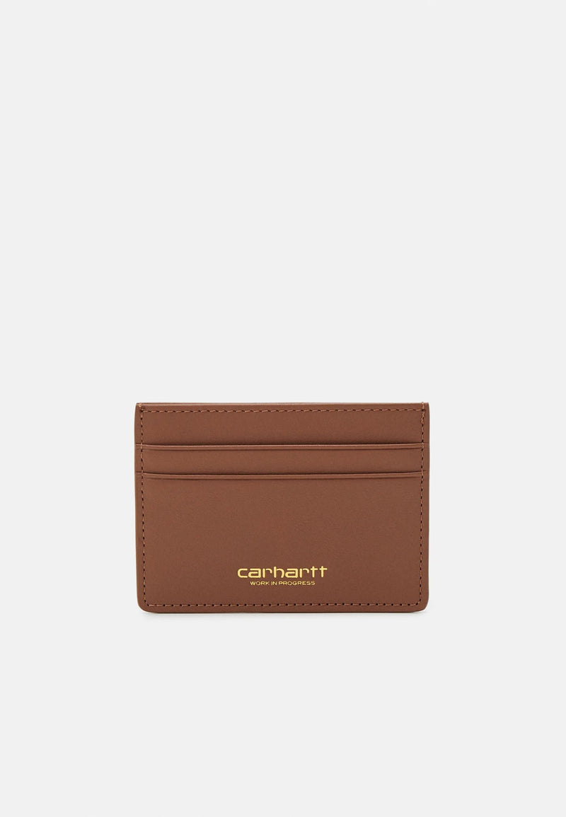 Carhartt WIP Vegas Cardholder (Cognac/Gold)