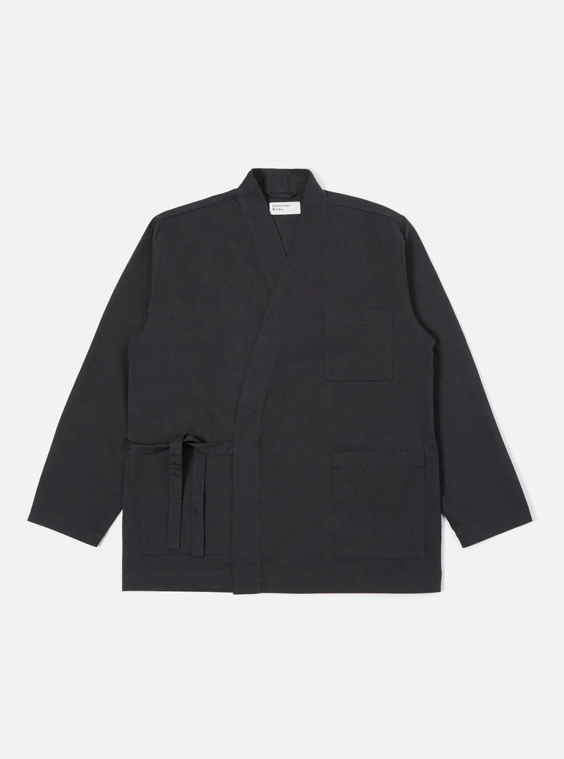 Universal Works Twill Kyoto Work Jacket (Black)