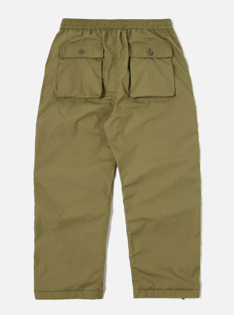 Universal Works Recycled Poly Tech Parachute Pant (Olive)