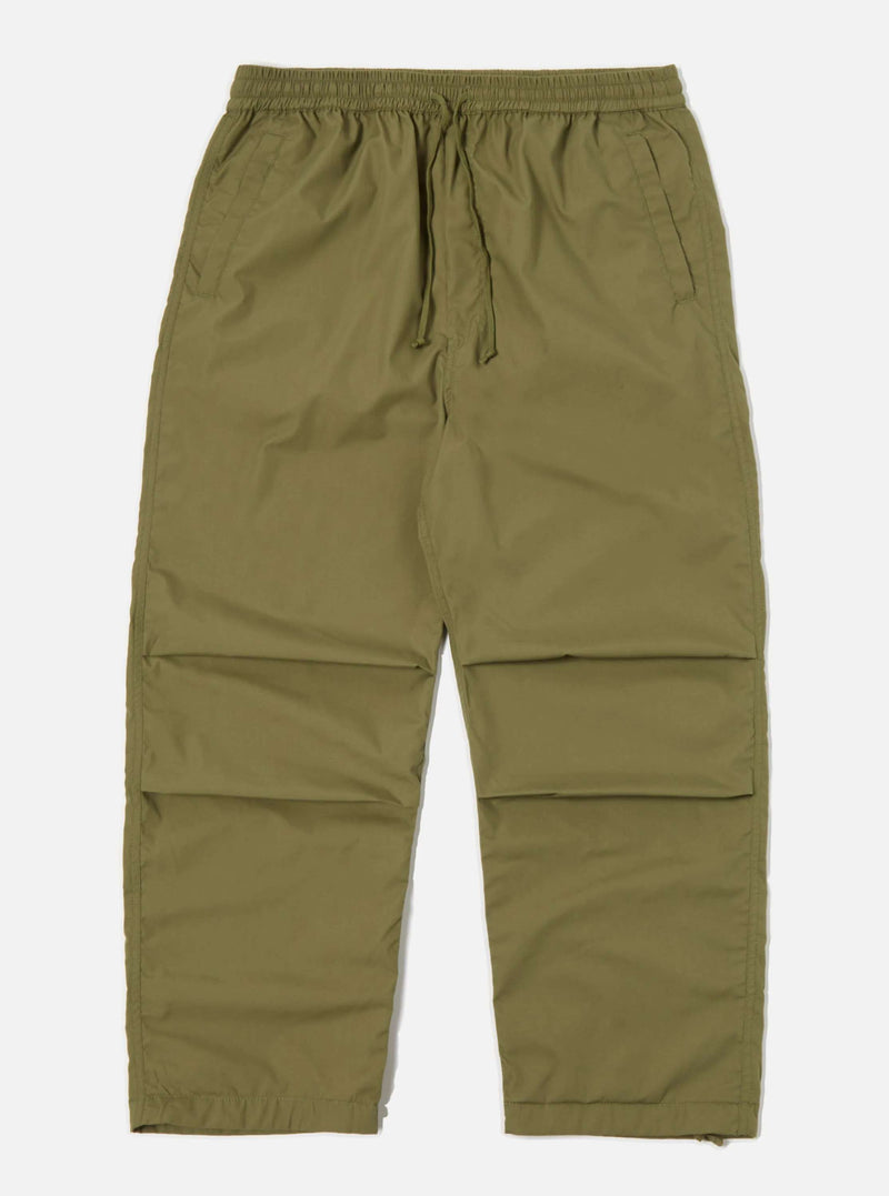 Universal Works Recycled Poly Tech Parachute Pant (Olive)