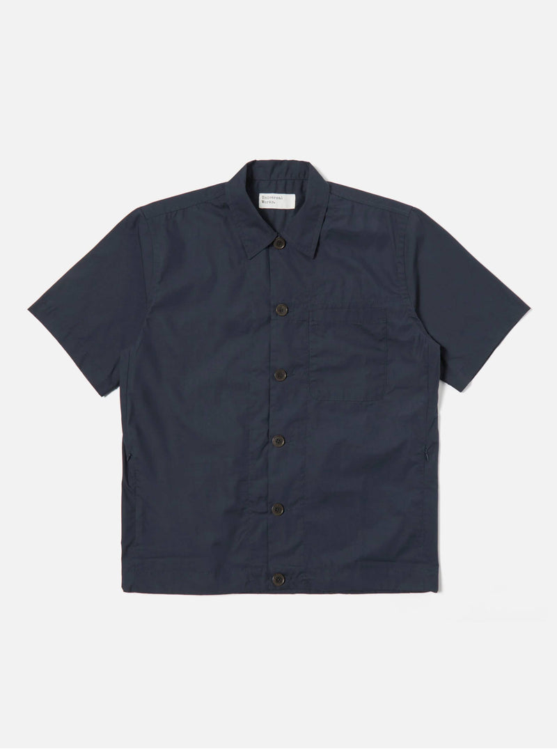 Universal Works Recycled Poly Tech Overshirt  (Navy)