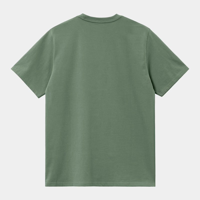 Carhartt S/S Script Embroidery T-Shirt 100% Cotton (Park/White)