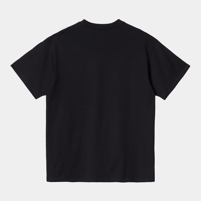 Carhartt S/S Script Embroidery T-Shirt 100% Cotton (Black/White)