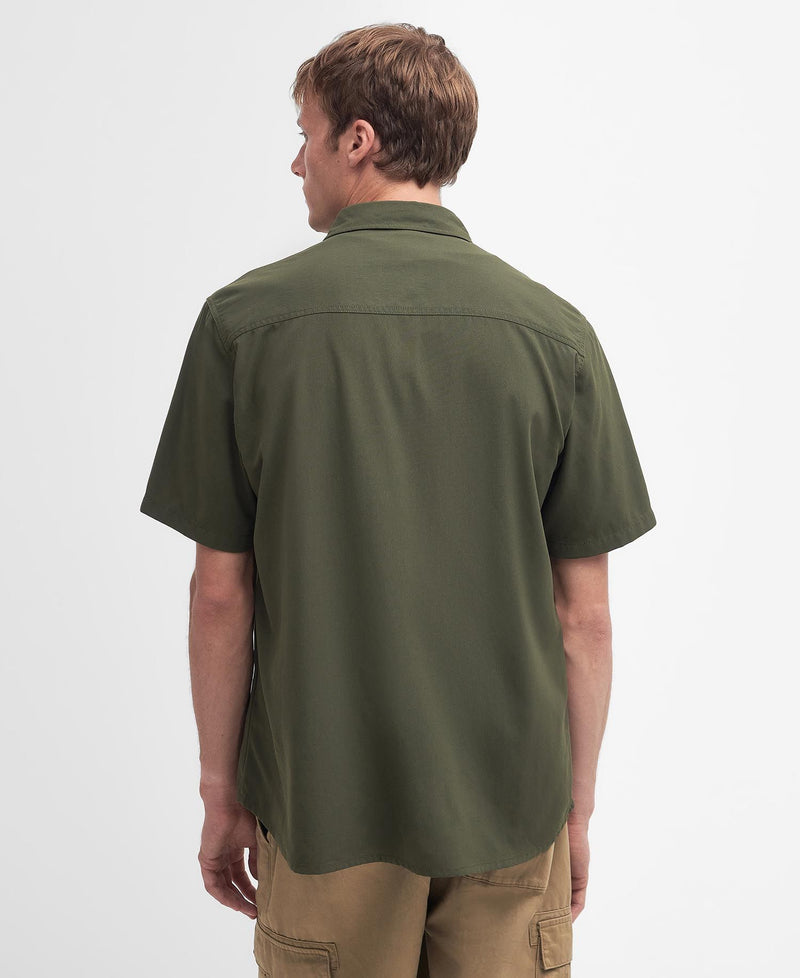 Barbour Lisle Safari S/S Shirt (Mid Olive)
