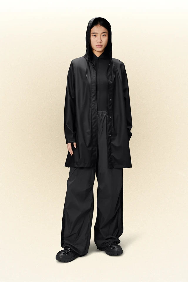 Rains A-Line Jacket (Black)