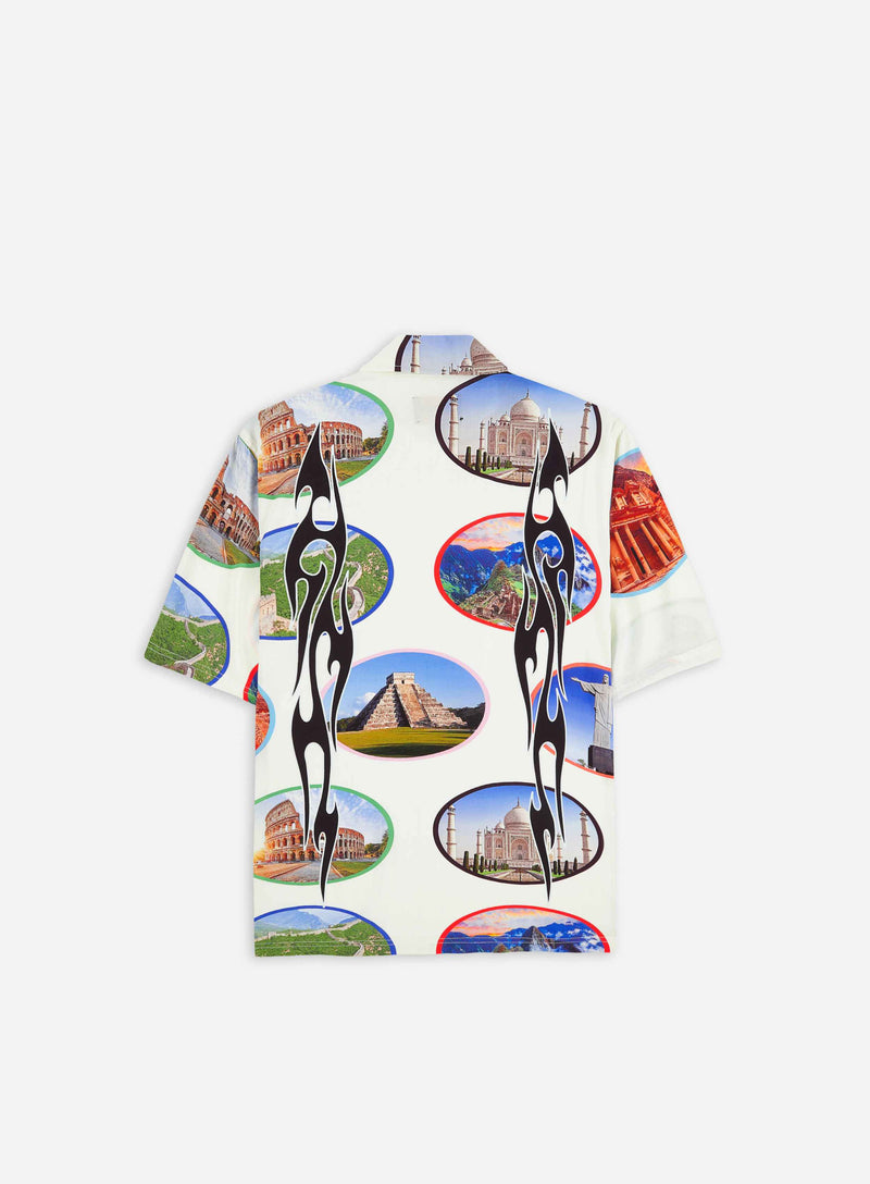 Pleasures Wonder Camp Shirt (White)