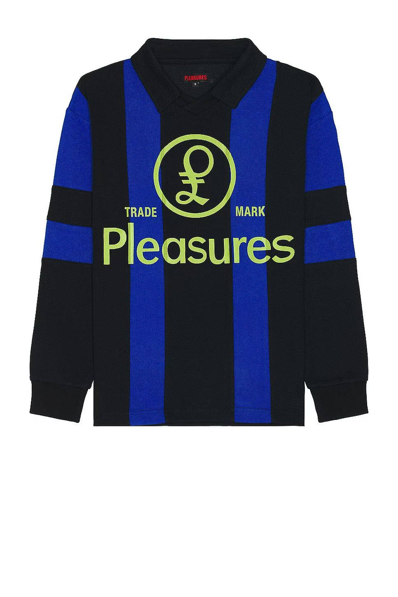 Pleasures Trespass Rugby Polo (Black)
