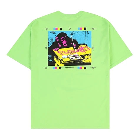 Pleasures CMYK T-Shirt (Lime)