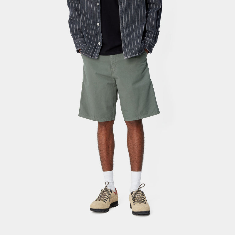 Carhartt WIP Single Knee Short (Park Garment Dyed)