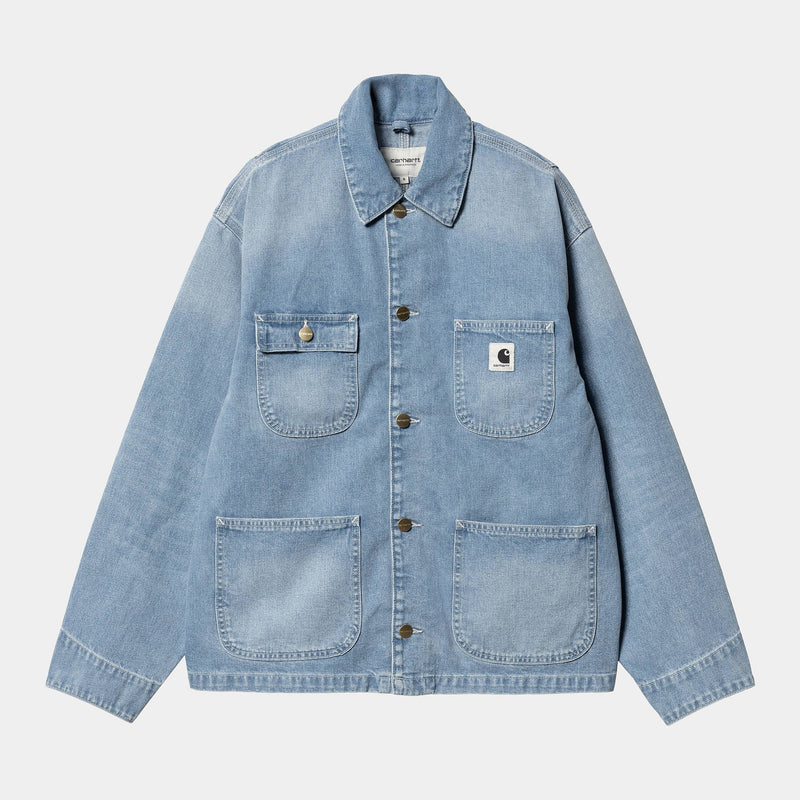 Carhartt WIP  W' OG Michigan Coat 100% Cotton 'Norco' Denim, 11.25 oz (Blue Light True)