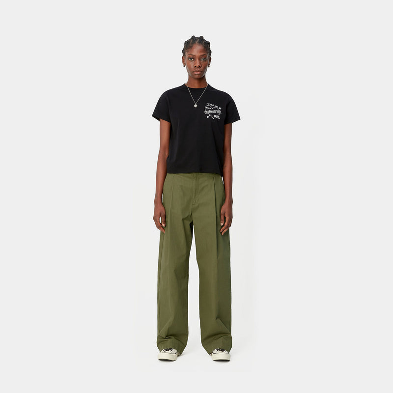 Carhartt WIP W' Brexley Pant Cotton Cowlitz Ripstop, 7 oz (Dundee Rinsed)
