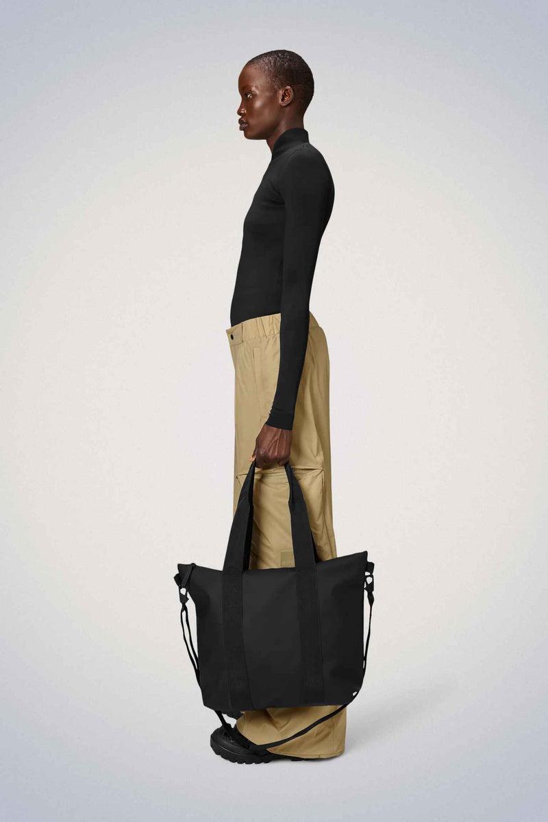 Rains Tote Bag Mini (Black)