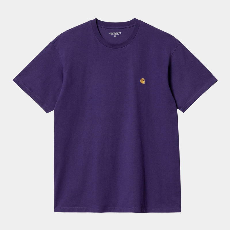 Carhartt S/S Chase T-Shirt (Tyrian/Gold)