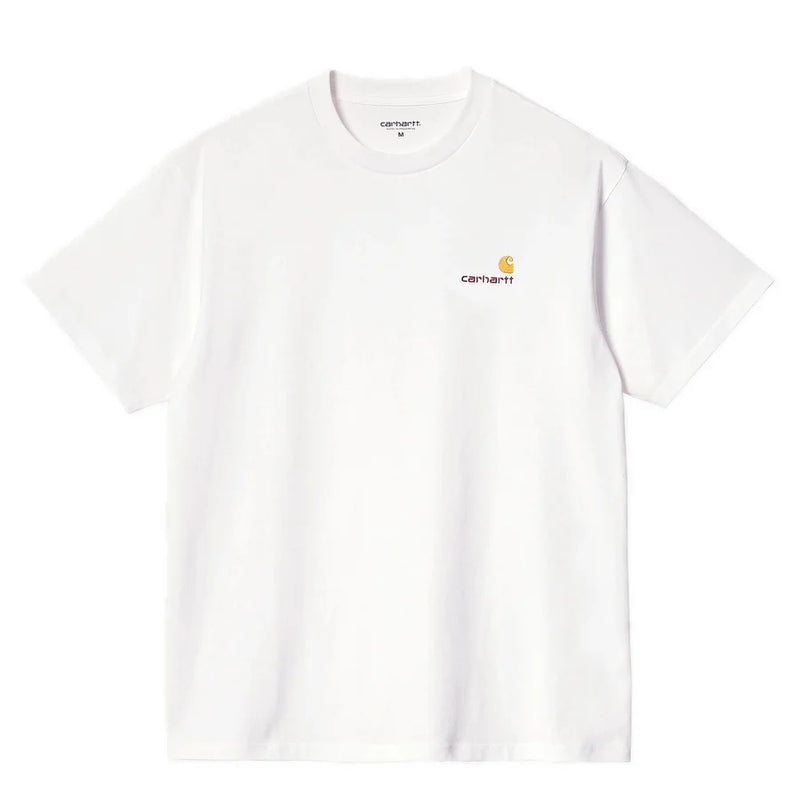 Carhartt W' S/S American Script T-Shirt (White)