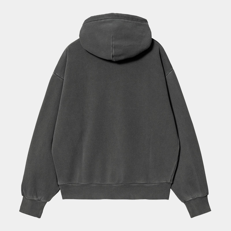 Carhartt W'Hooded Nelson Sweat (Charcoal/Garment/Dyed)