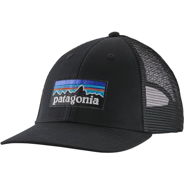 Patagonia P-6 Logo LoPro Trucker Hat (Blk)