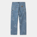 Carhartt WIP W'Stamp Pant (Maitland Stamp' Denim)