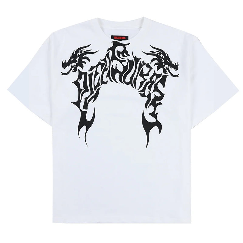 Pleasures Dragon Heavyweight T-Shirt (White)