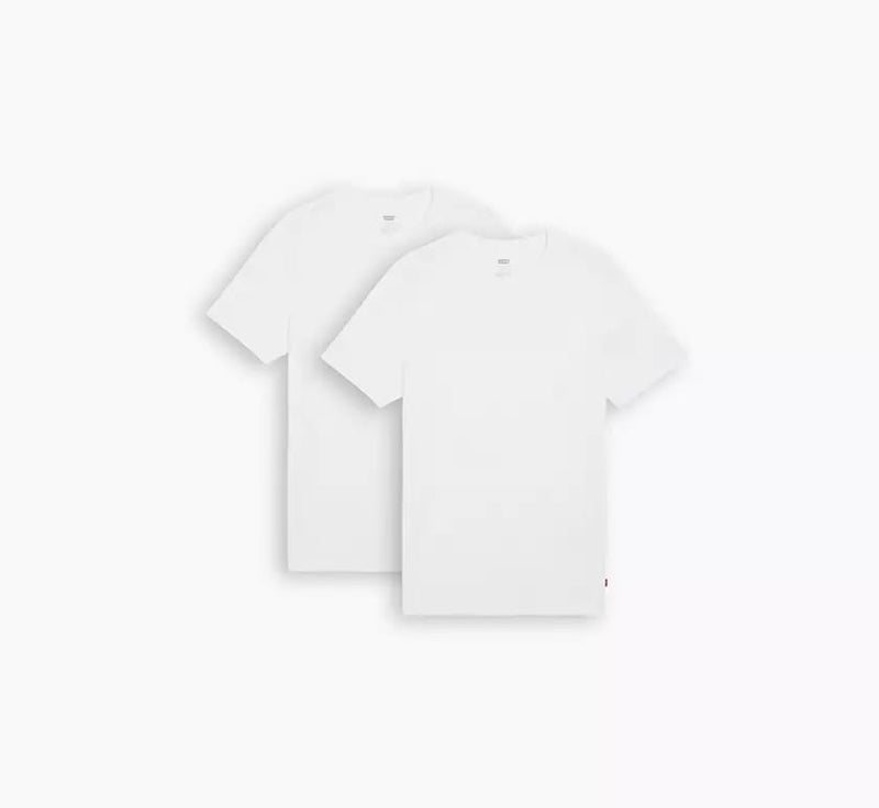 Levi's Slim 2PK Crew Neck (White)