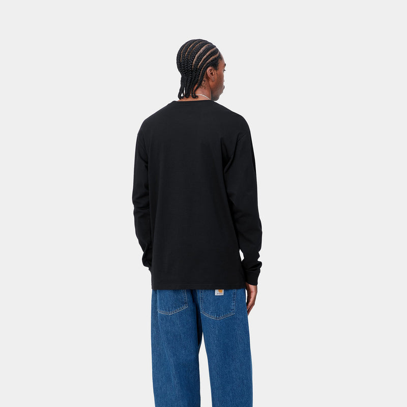 Carhartt WIP L/S Chase T-Shirt (Black/Gold)