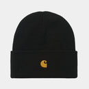Carhartt WIP Chase Beanie (Black/Gold)