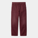 Carhartt WIP Double Knee Pant (Malbec Aged Canvas)