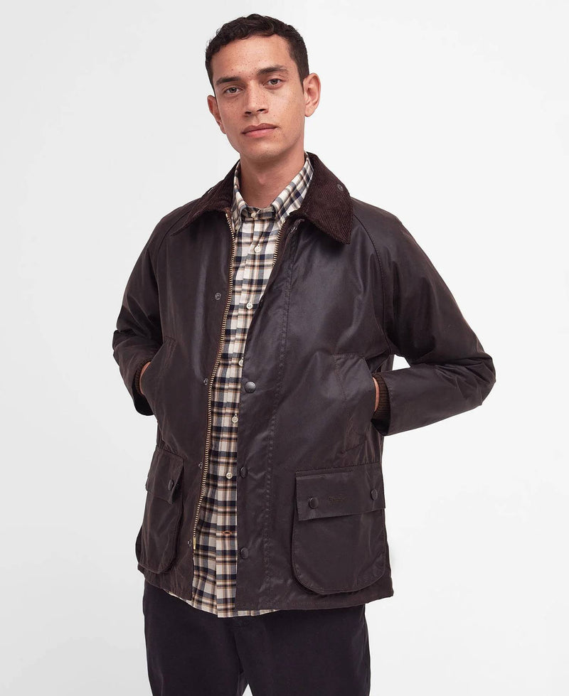Barbour beadnell wax jacket rustic 2025