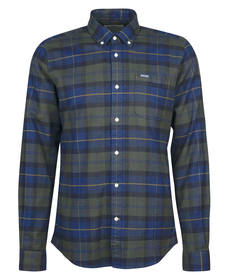 Barbour Kyeloch Tailored Shirt (Olive Night)