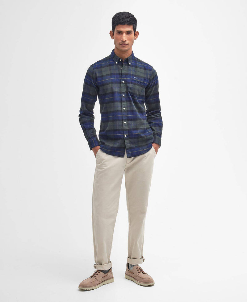 Barbour Kyeloch Tailored Shirt (Olive Night)