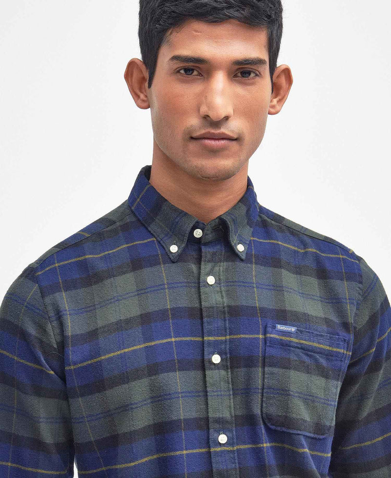 Barbour Kyeloch Tailored Shirt (Olive Night)