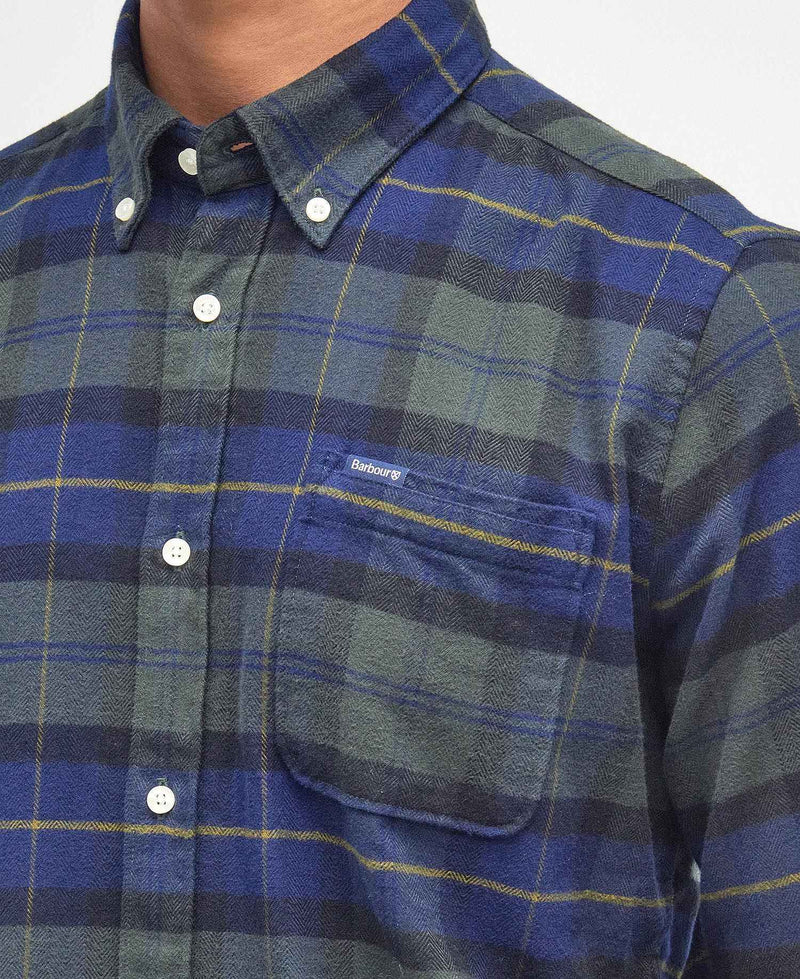 Barbour Kyeloch Tailored Shirt (Olive Night)