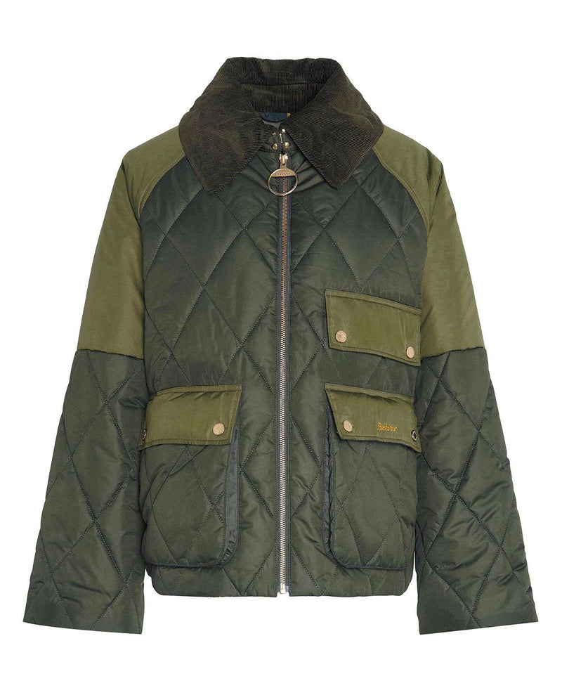 Barbour Milby Quilt (Olive/Ancient)