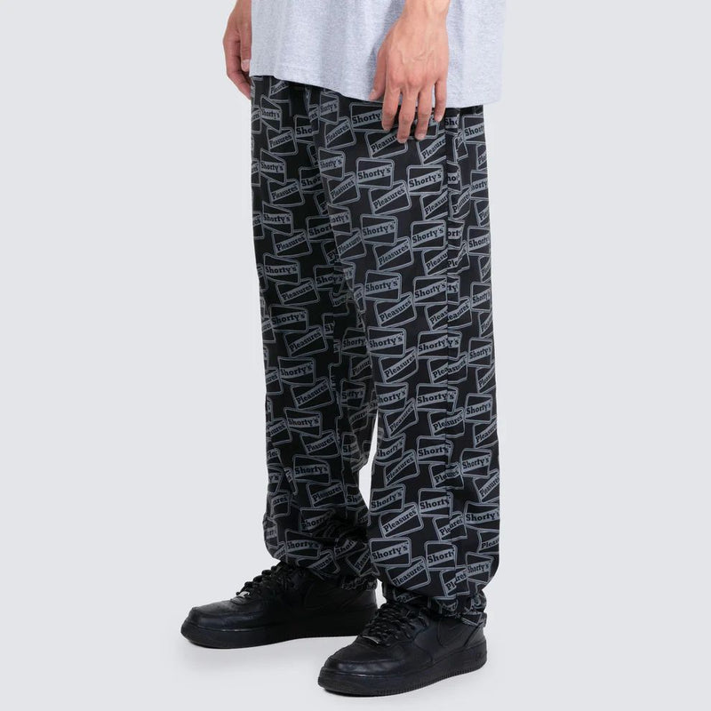 Pleasures Reflective Track Pants (Black)