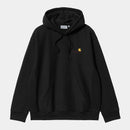 Carhartt WIP Hooded American Script (Black)