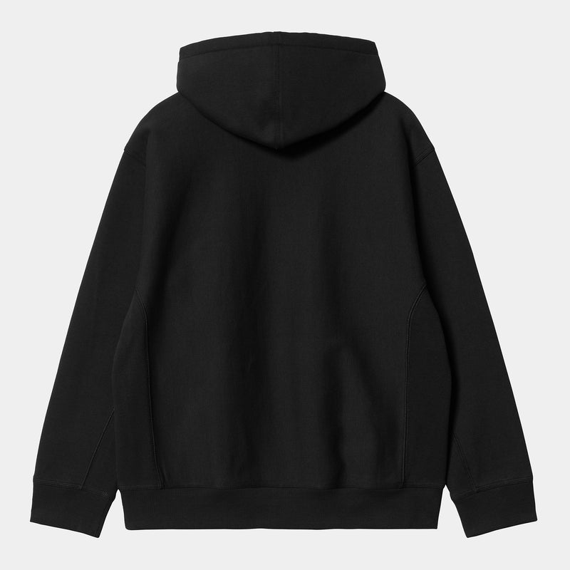Carhartt WIP Hooded American Script (Black)
