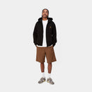 Carhartt WIP Hooded American Script Jacket (Black)