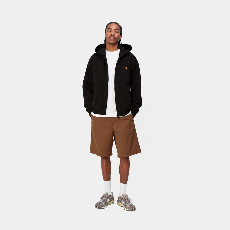 Carhartt WIP Hooded American Script Jacket (Black)