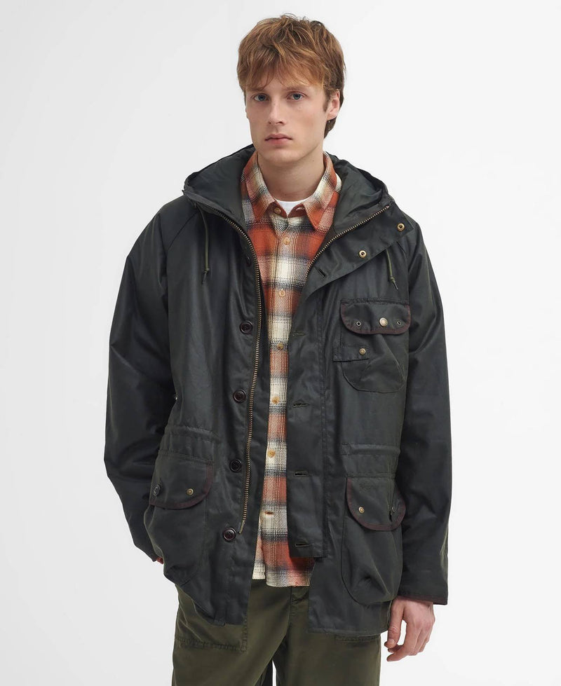 Barbour Field Wax Parka (Fern)