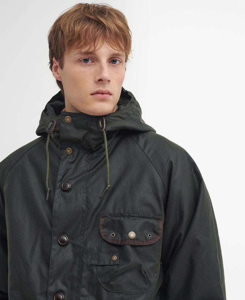 Barbour Field Wax Parka (Fern)