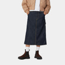 Carhartt WIP W' Single Knee Skirt (Blue Rinsed)