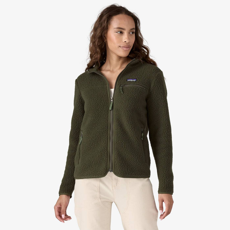 Patagonia W s Retro Pile Hoody Pine Needle Green
